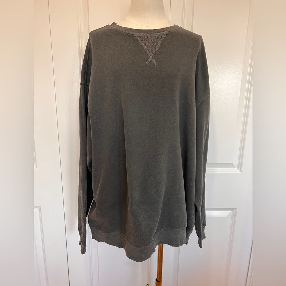 We The FreeOversized Charcoal Gray Crewneck Sweatshirt NWT
